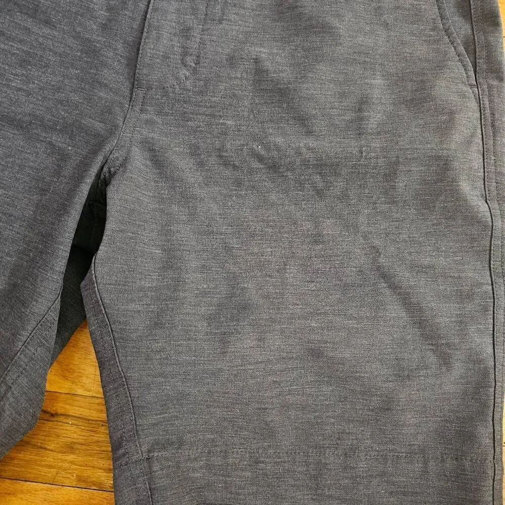 Faherty Mens Charcoal Gray All Day Shorts Size 30 9 Inch Inseam Stretch